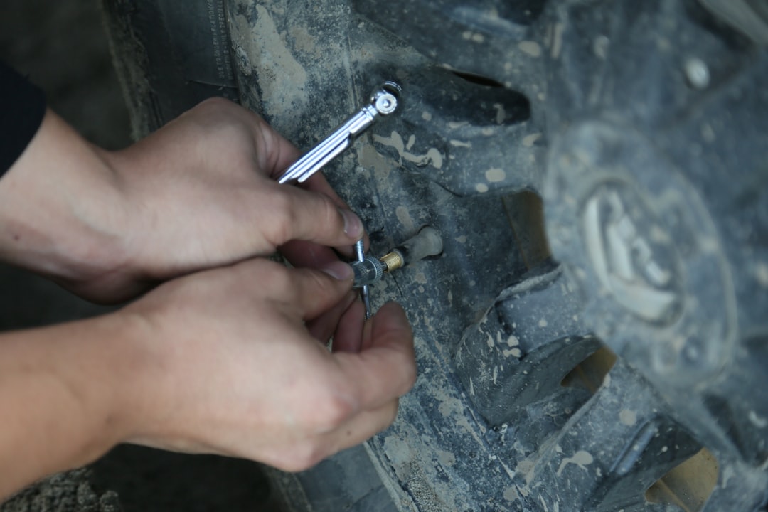 car tire tread check engine oil dipstick inspection