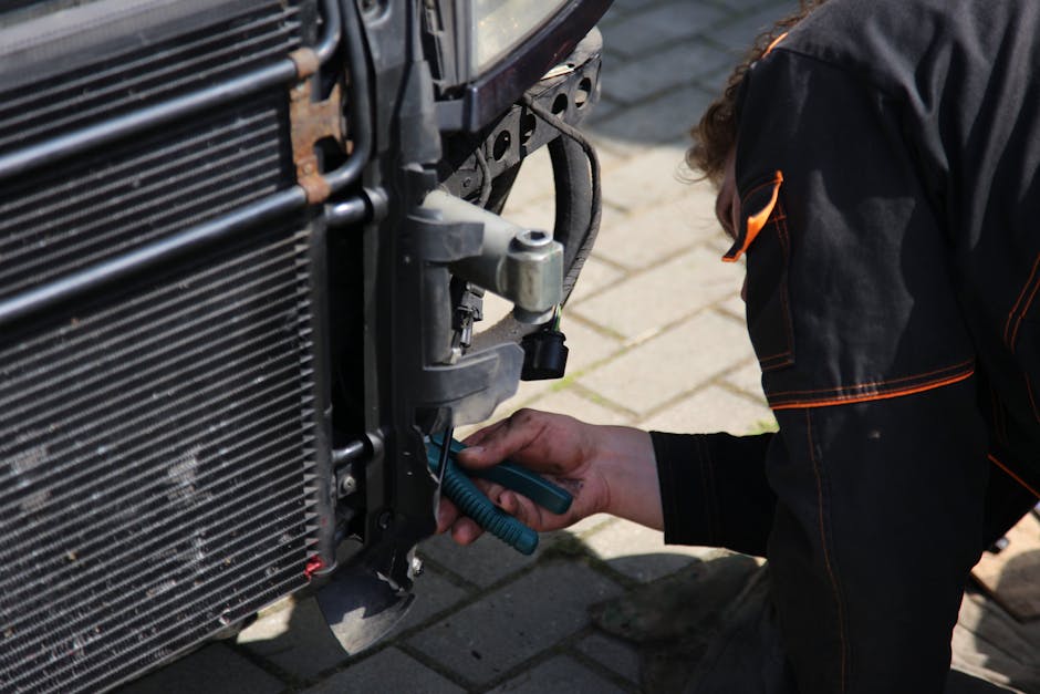car radiator coolant drain flush DIY garage