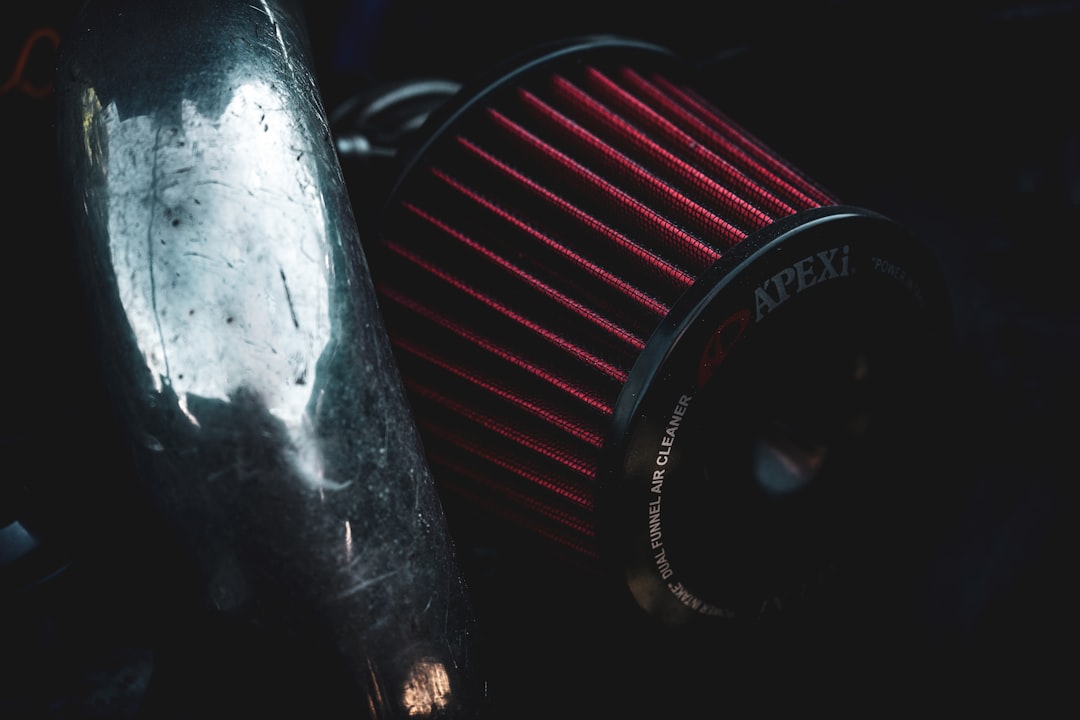 dirty vs clean engine air filter comparison, automotive maintenance
