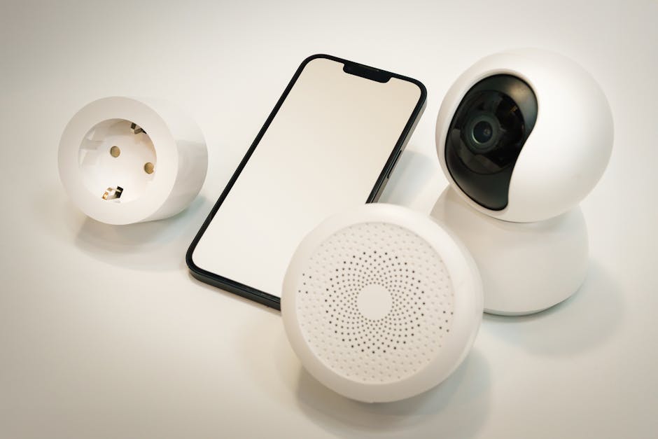 smart home hub setup, connected devices living room